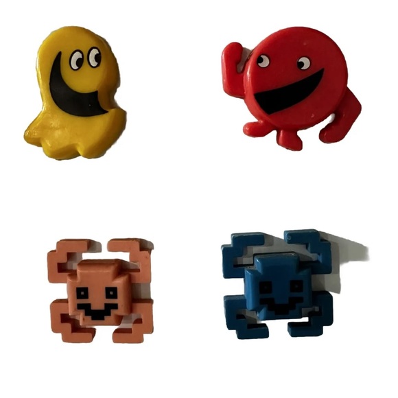 Vintage 1980s Pac-Man Magnets Lot (4) - Picture 1 of 1